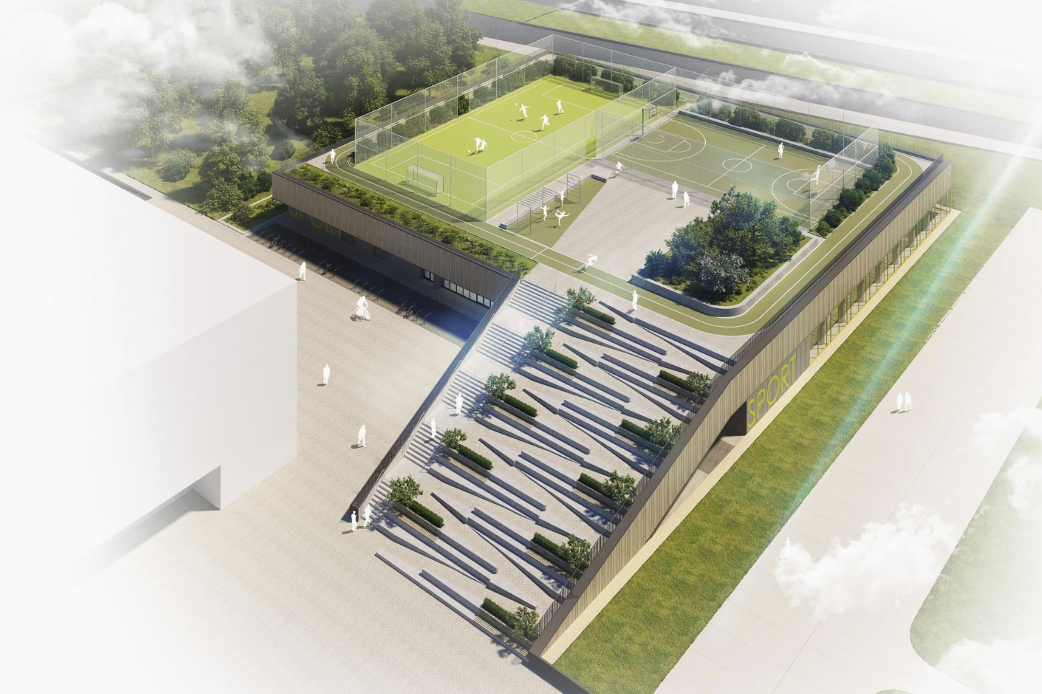 CDW Sporthallen Lipsko_steel_stavitelstvi